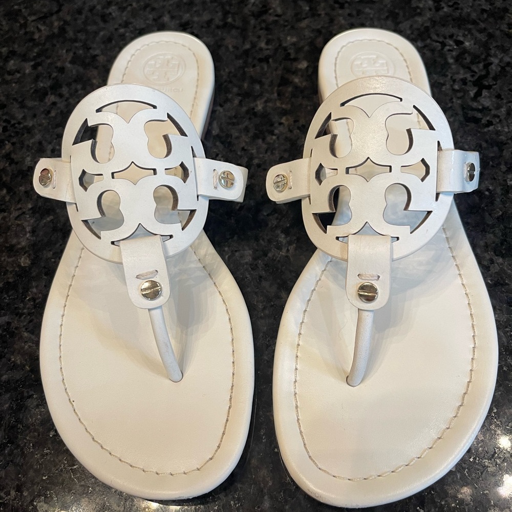 Only worn a few times. Tori Burch sandals